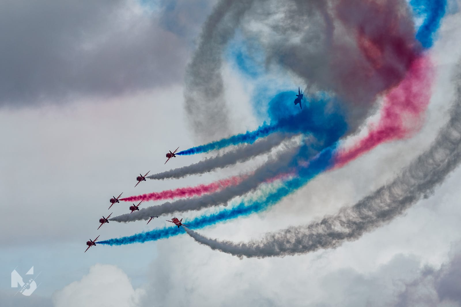 2019_07_21, RIAT, Red Arrows