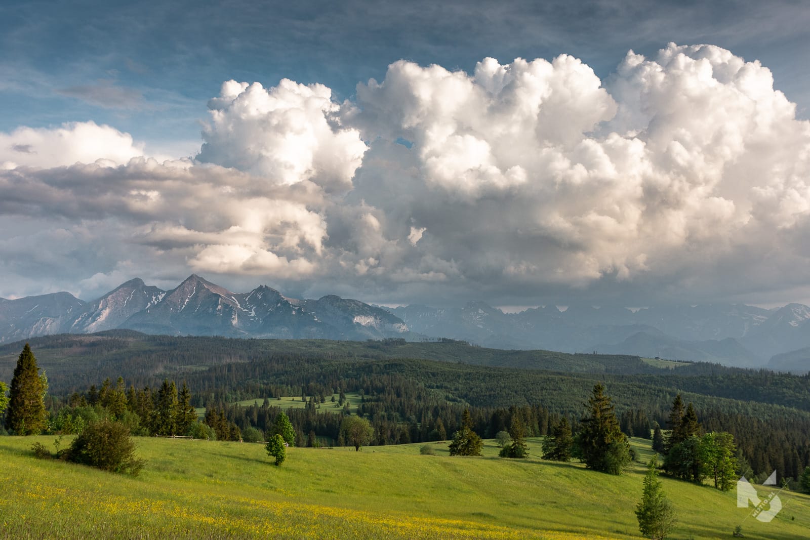 Łapszanka, Tatry Bielskie po burzy