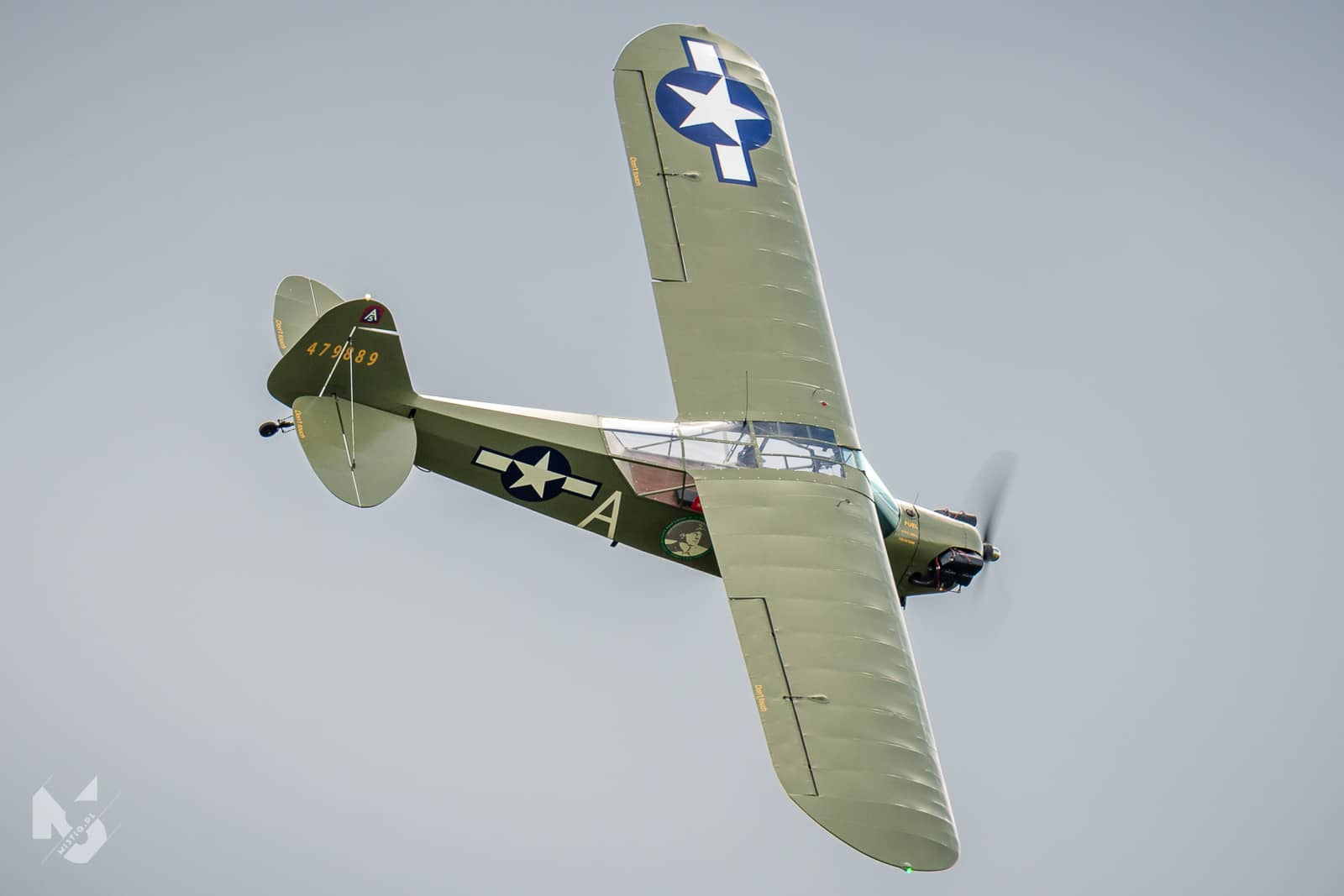2022_07_09, KRÓLewski Piknik Lotniczy, Piper J-3C-65 Cub