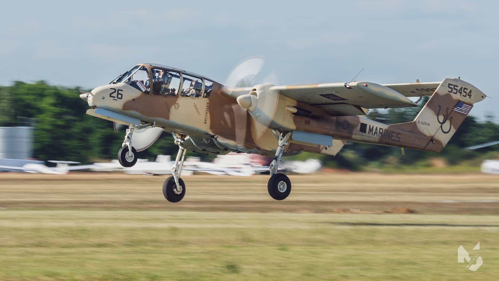 2022_06_17, Antidotum Airshow, OV-10 Bronco