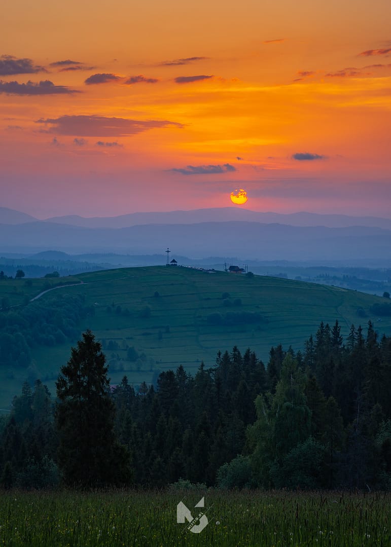 Podhale, Zachód Słońca nad Litwinką
